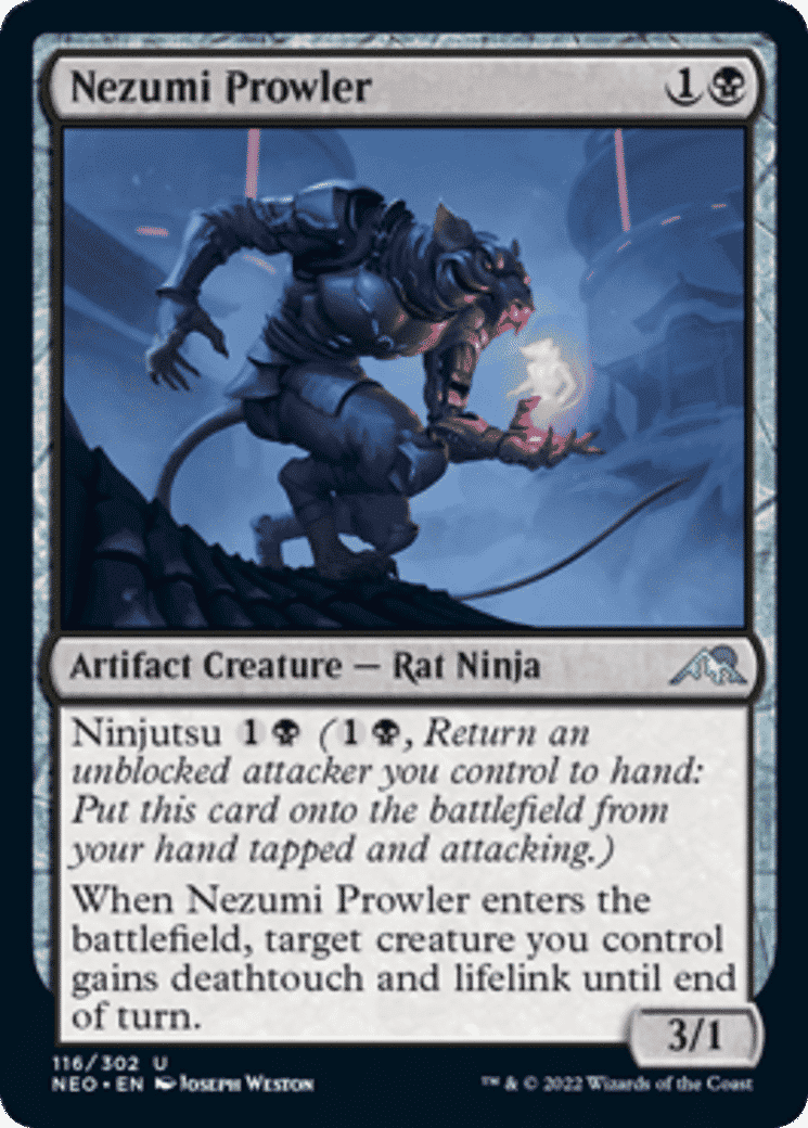 Nezumi Prowler (Foil) – Kamigawa: Neon Dynasty – The Stone Dragon